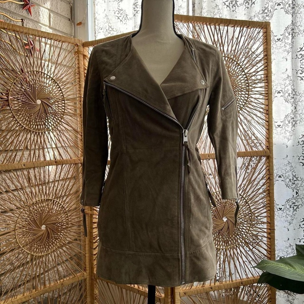 Suede moto Women's Jacket